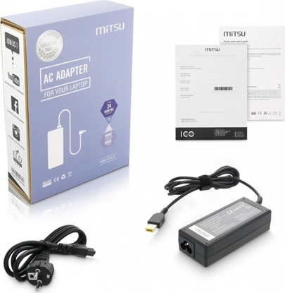 Изображение Zasilacz do laptopa Mitsu 65 W, Slim Tip, 3.2 A, 20 V (ZM/LEN20325Y)