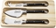 Attēls no Laguiole Tradition Cheese knives Laguiole Black SET 3 SdV