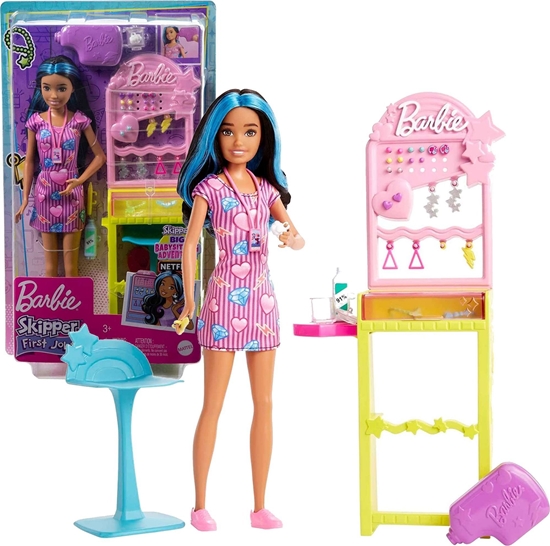 Picture of Lalka Barbie Mattel Fashionistas Skipper Pierwsza praca HKD78