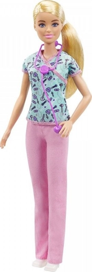 Picture of Lalka Barbie Mattel Kariera - Pielgniarka (DVF50/GTW39)