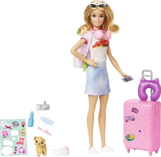 Picture of Lalka Barbie Mattel Malibu w podróy HJY18