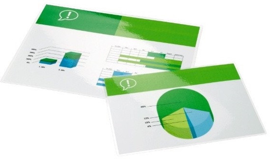 Picture of Laminating pouches 216x303 mm, 125 Micron A4 (100 pcs.)