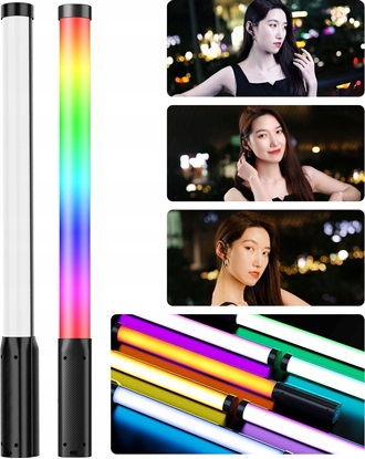 Picture of Lampa Diodowa Tuba Led Owietlenie Miecz wietlny Rgb 3300 Mah / Ulanzi Vl119 / L132