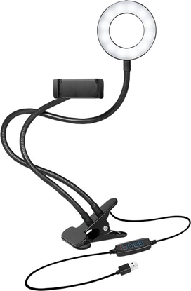 Picture of Lampa piercieniowa LogiLink Smartphone-uchwyt do lampy piercieniowej DM 8.5cm