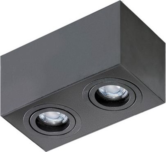 Picture of Lampa sufitowa Azzardo Oprawa natynkowa póokrga czarna AZzardo BRANT 2 SQUARE AZ2827