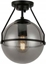 Picture of Lampa sufitowa GTV GTV Drop OS-DRO-10-DEC plafon lampa sufitowa 1x25W E27 czarny/dymiony