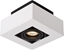 Picture of Lampa sufitowa Italux Oprawa natynkowa kostka biaa Italux Casemiro IT8001S1-WH/BK
