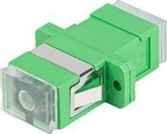 Изображение Lanberg Adapter wiatowodowy SM SC/APC simplex zalepka przezroczysta 25 sztuk