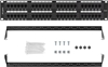 Picture of Lanberg Patchpanel 48-Port 2U 19" Cat. 6 UTP schwarz