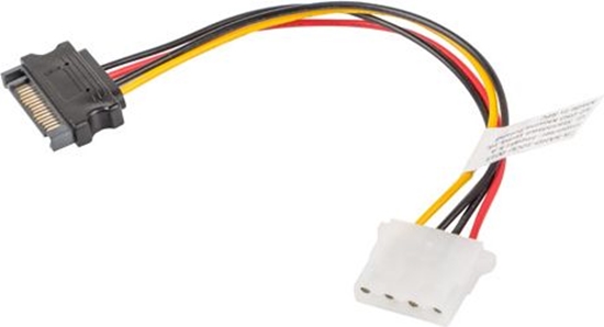 Picture of Lanberg Molex - SATA, 0.15m, Wielokolorowy (CA-SAHD-10CU-0015)