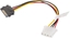 Attēls no Lanberg Molex - SATA, 0.15m, Wielokolorowy (CA-SAHD-10CU-0015)