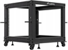 Picture of Lanberg OPEN RACK 19" 9U 600X600-1100 ADJUSTABLE BLACK