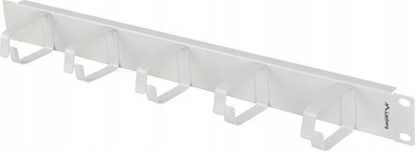 Picture of Lanberg Organizer kabli Lanberg AK-1701-S 19" 1U z 5 metalowymi uchwytami typ B szary