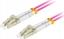 Picture of Lanberg Patchcord wiatowodowy Lanberg MM LC/UPC-LC/UPC DUPLEX 3.0MM OM4 50/125 LSZH 0.5m fioletowy