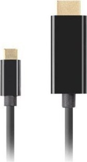 Picture of Lanberg USB-C to HDMI Cable, 0.5 m 4K/60Hz, Black