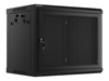 Изображение Lanberg 19" 9U 600X450 RACK EINBAUSCHRANK SCHWARZ PERFORIER