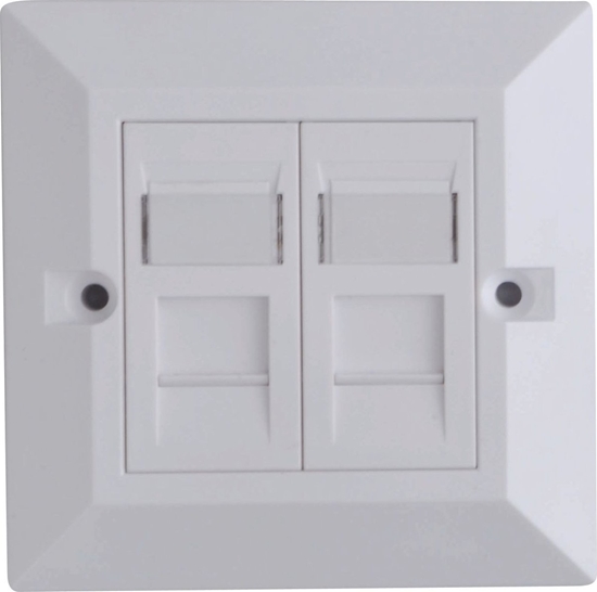 Изображение Lanview CAT6 Faceplate Dual Gang UK