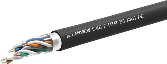 Изображение Lanview Lanview LVN-CAT6PE-FUTP-305M kabel sieciowy Cat6 F/UTP (FTP)