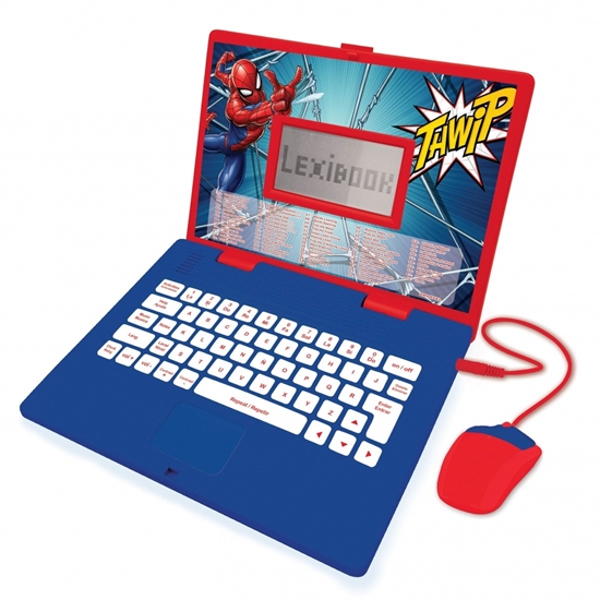 Изображение Laptop edukacyjny Spider-Man dwujęzyczny PL/ ENG 124 aktywności