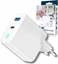 Attēls no Lādētājs 2-port 65W GaN USB fast charger, LED, white