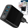 Picture of Lādētājs Gembird 3-port 30W GaN USB Fast Charger LCD Black