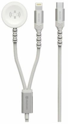 Attēls no Lādētājs Swissten 2in1 Apple Watch + Lightning 1.2m
