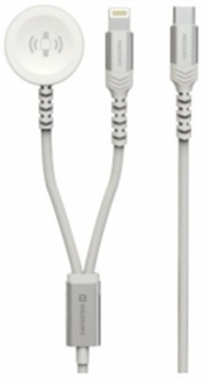 Изображение Lādētājs Swissten 2in1 Apple Watch + Lightning 1.2m