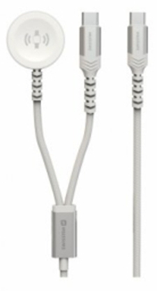 Attēls no Lādētājs Swissten 2in1 Apple Watch + Type-C 1.2m