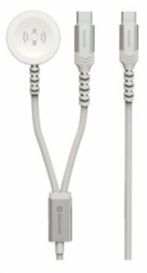 Picture of Lādētājs Swissten 2in1 Apple Watch + Type-C 1.2m