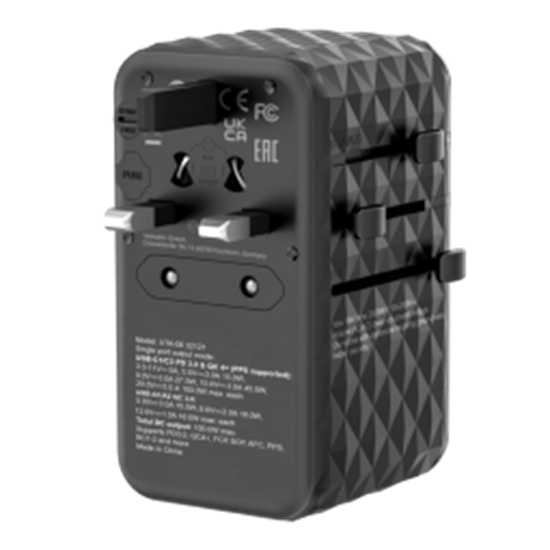 Picture of Lādētājs Verbatim Universal Travel Adapter 100W GaN III