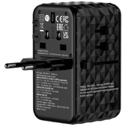 Picture of Lādētājs Verbatim Universal Travel Adapter 140W GaN III
