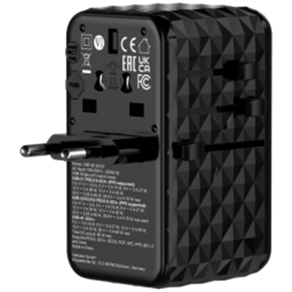 Picture of Lādētājs Verbatim Universal Travel Adapter 85W GaN III
