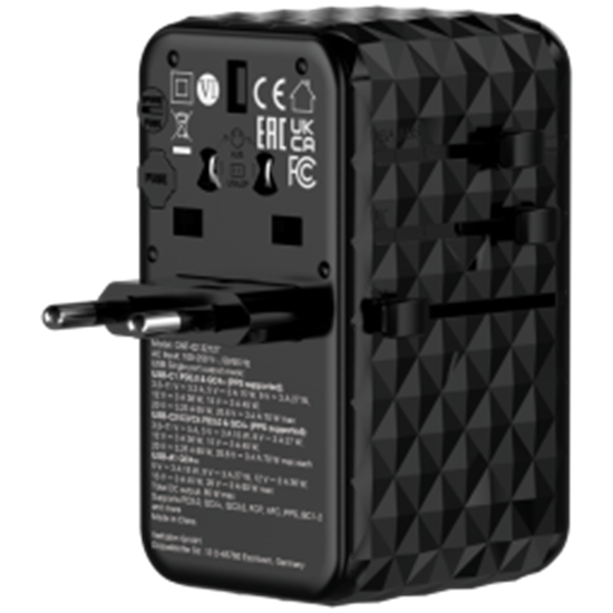 Picture of Lādētājs Verbatim Universal Travel Adapter 85W GaN III