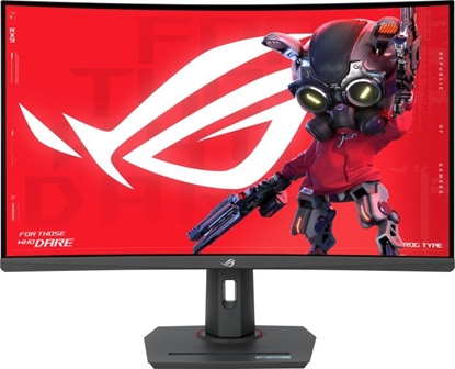 Attēls no LCD Monitor|ASUS|ROG Strix XG32WCMS|31.5"|Gaming/Curved|Panel VA|2560x1440|16:9|280Hz|1 ms|Swivel|Pivot|Height adjustable|Tilt|90LM09X0-B01970