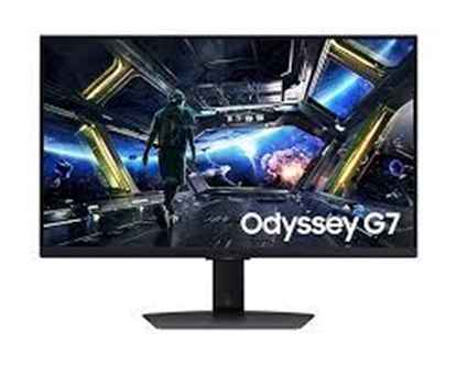 Attēls no LCD Monitor|SAMSUNG|Odyssey G7|27"|Gaming|Panel IPS|3840x2160|16:9|144Hz|1 ms|Speakers|Swivel|Pivot|Height adjustable|Tilt|Colour Black|LS27DG702EUXDU