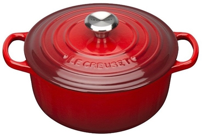 Picture of Le Creuset Signature Casserole round 22 cm Cerise