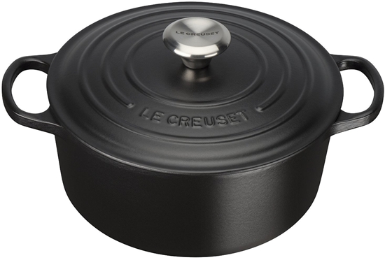 Picture of Le Creuset Signature Casserole round 24 cm black