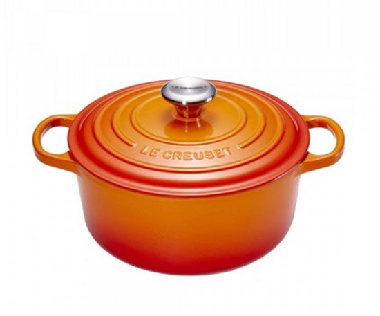 Picture of Le Creuset Signature Casserole round 26 cm volcanic