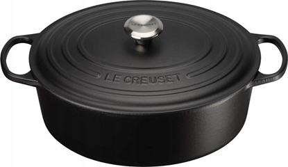 Attēls no Le Creuset Signature Oval Roaster black 33 cm