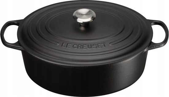 Picture of Le Creuset Signature Oval Roaster black 33 cm
