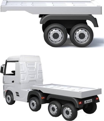 Picture of Lean Cars Naczepa do pojazdu na akumulator HL358 Mercedes Actros biaa