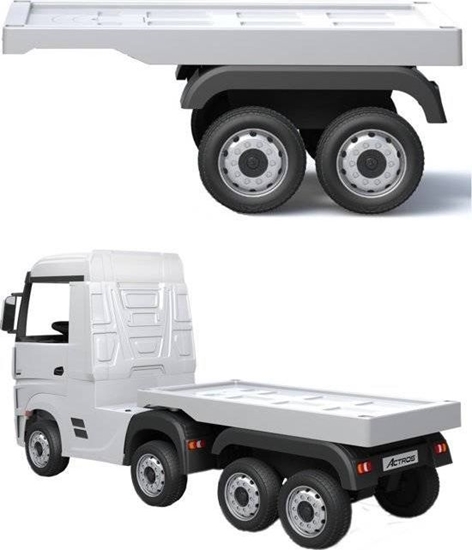 Picture of Lean Cars Naczepa do pojazdu na akumulator HL358 Mercedes Actros biaa