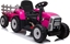 Picture of Lean Cars Traktor na Akumulator z Przyczep XMX611 Róowy