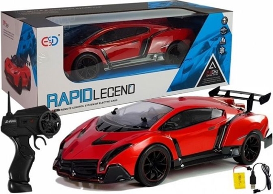 Picture of Lean Sport Auto Sportowe Zdalnie Sterowane 1:10 Czerwone R/C