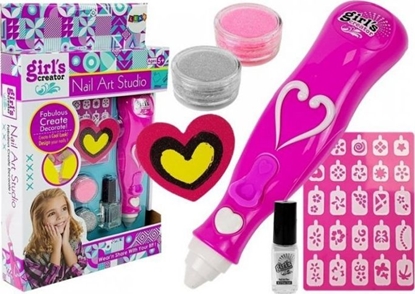 Attēls no Lean Sport Zestaw Do Malowania Paznokci Brokat Dozownik Wzory