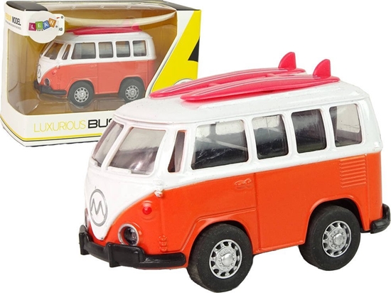 Изображение LeanToys Autko Metalowy Wycieczkowy Bus