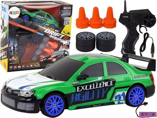 Изображение LeanToys Autko Sportowe Zdalnie Sterowane R/C 1:24 Zielone Wymienne Koa