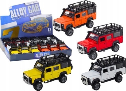 Изображение LeanToys Autko Terenowe 1:32 wiata Dwiki Napd Otwierane Drzwi Metalowy