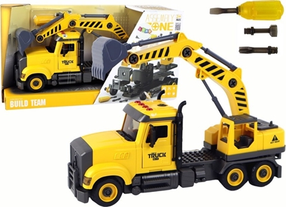 Изображение LeanToys Auto Ciarówka Do Skadania z Dwigiem óta