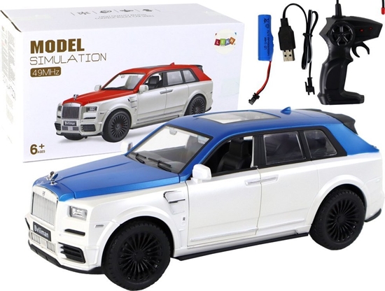 Picture of LeanToys Auto R/C 1:20 Biao-Niebieskie Zdalnie Sterowane